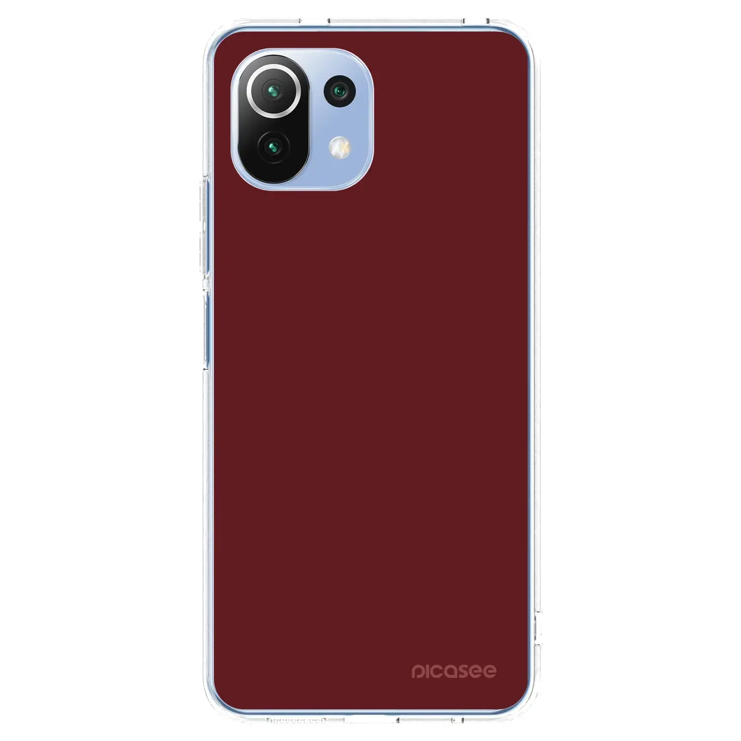 Silikonový průhledný obal pro Xiaomi Mi 11 Lite - Red Bliss