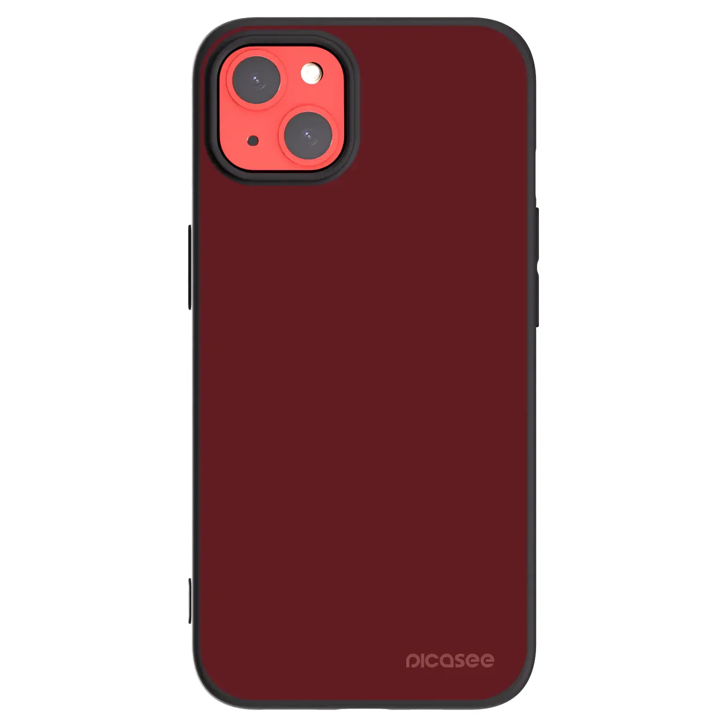 Silikonový černý obal pro Apple iPhone 13 - Red Bliss