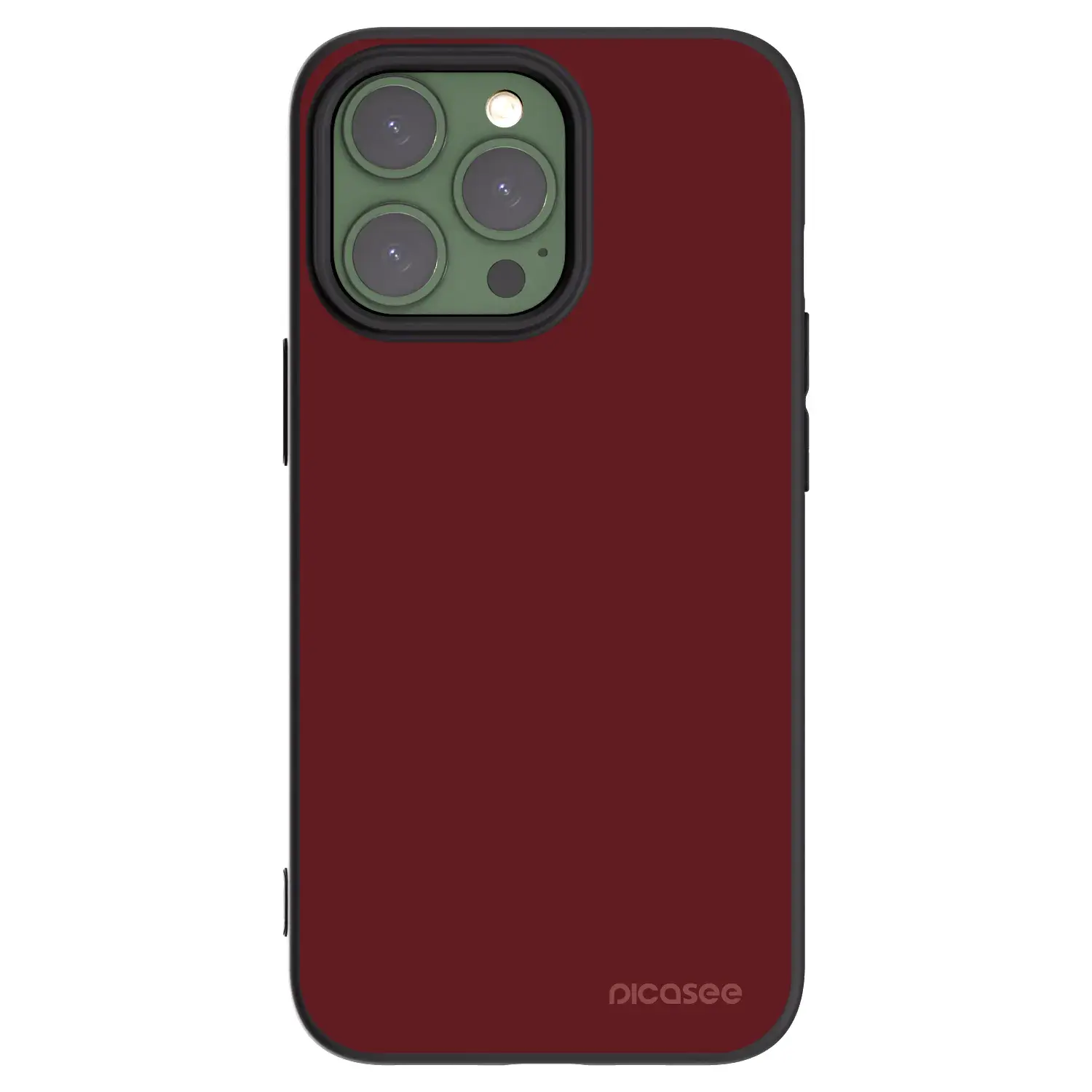 Silikonový černý obal pro Apple iPhone 13 Pro - Red Bliss