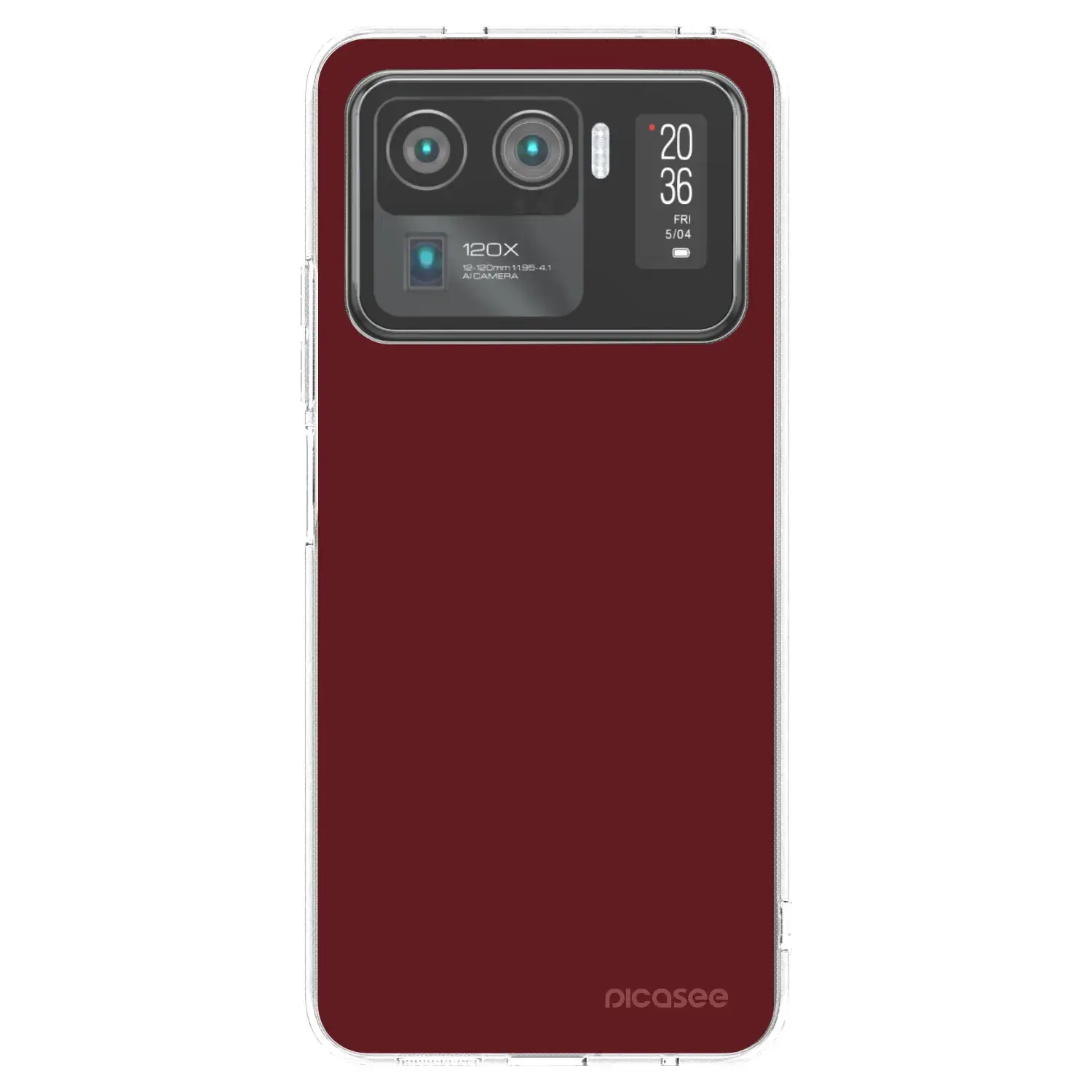 Silikonový průhledný obal pro Xiaomi Mi 11 Ultra - Red Bliss