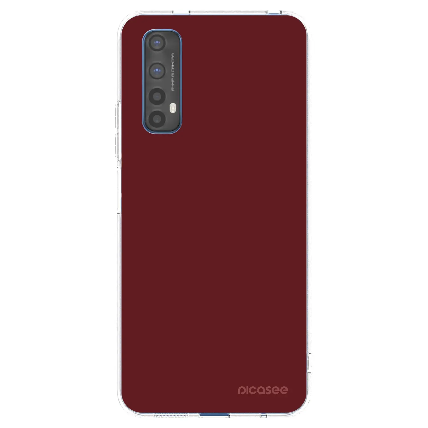 Silikonový průhledný obal pro Realme 7 - Red Bliss