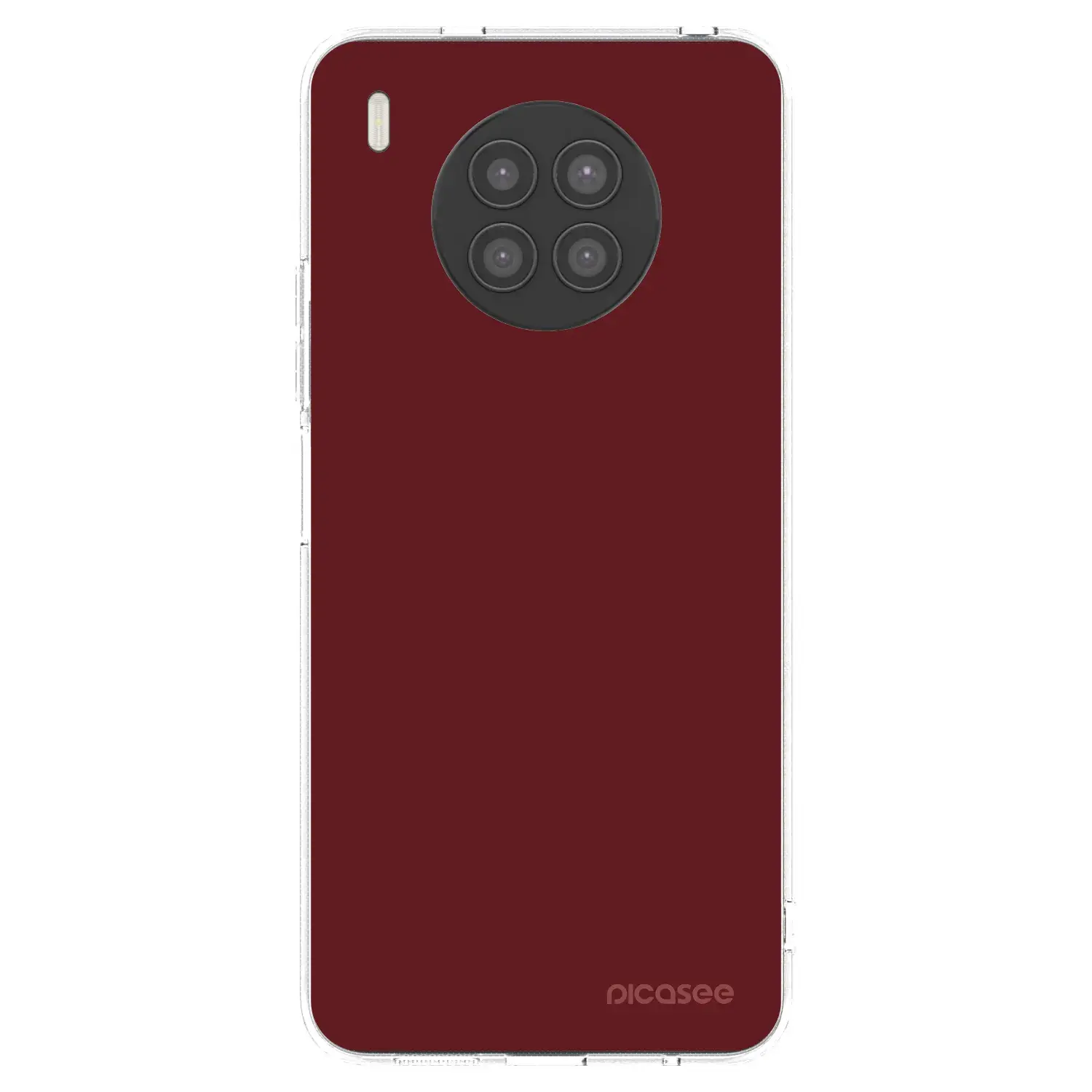 Silikonový průhledný obal pro Huawei Nova 8i - Red Bliss