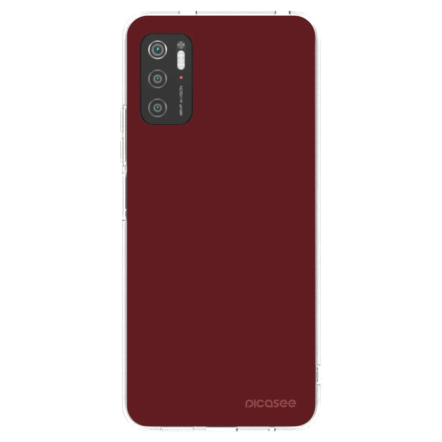 Silikonový průhledný obal pro Xiaomi Poco M3 Pro 5G - Red Bliss