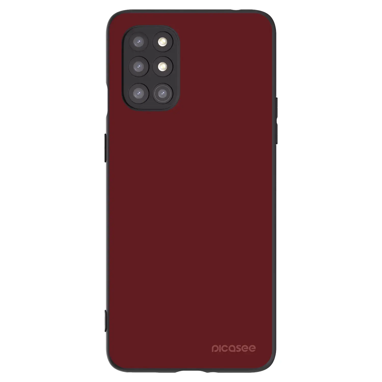 Silikonový černý obal pro OnePlus 8T - Red Bliss