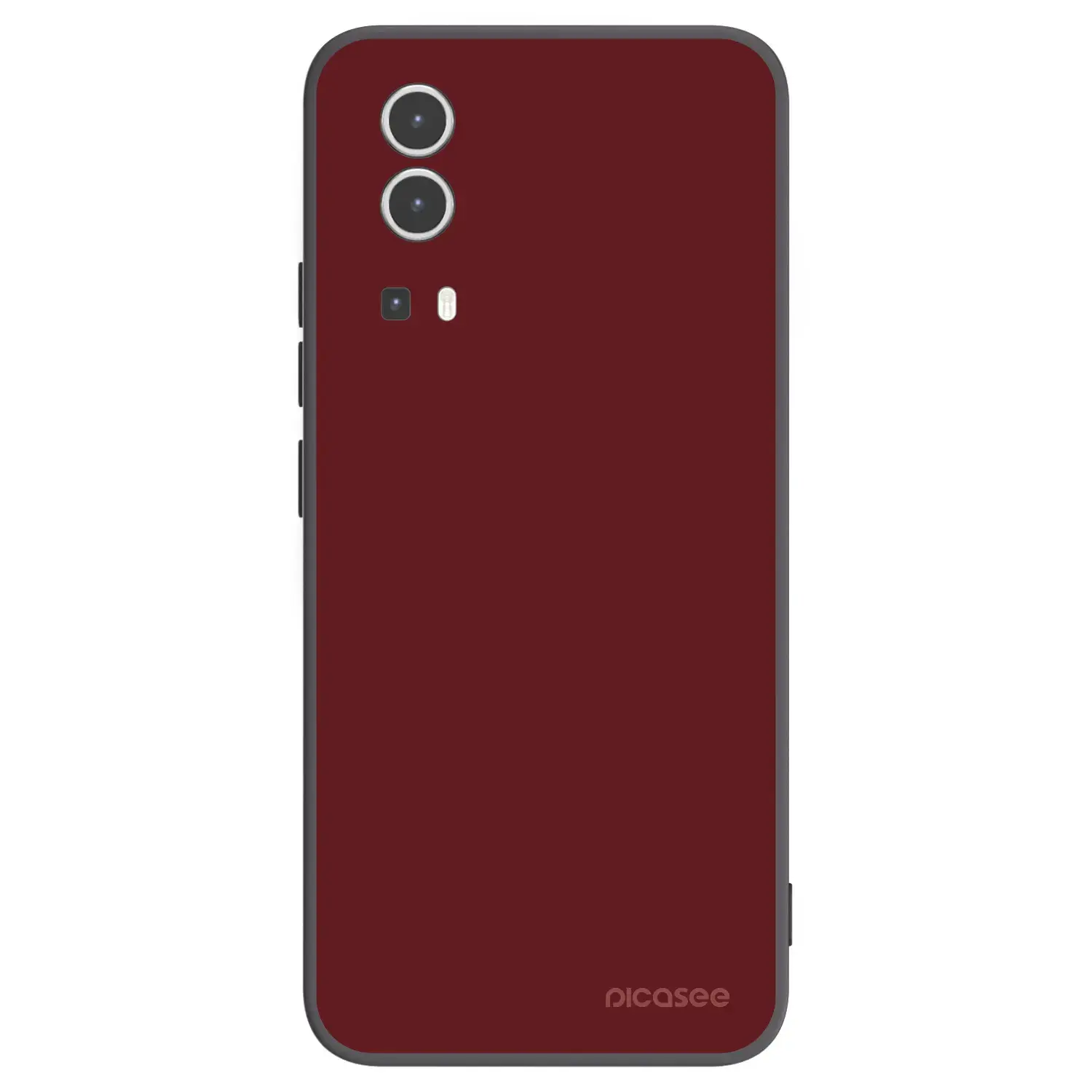 Silikonový černý obal pro Vivo Y72 5G - Red Bliss