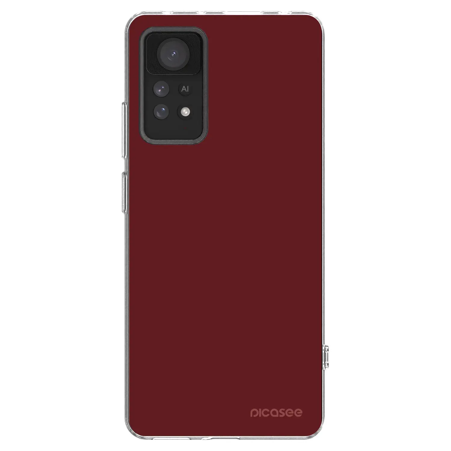 Silikonový průhledný obal pro Xiaomi Redmi Note 11 Pro 5G - Red Bliss