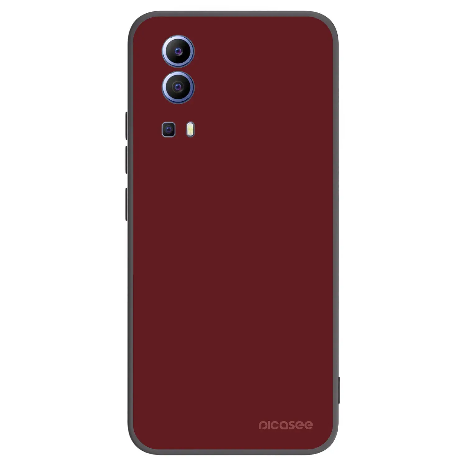 Silikonový černý obal pro Vivo Y52 5G - Red Bliss