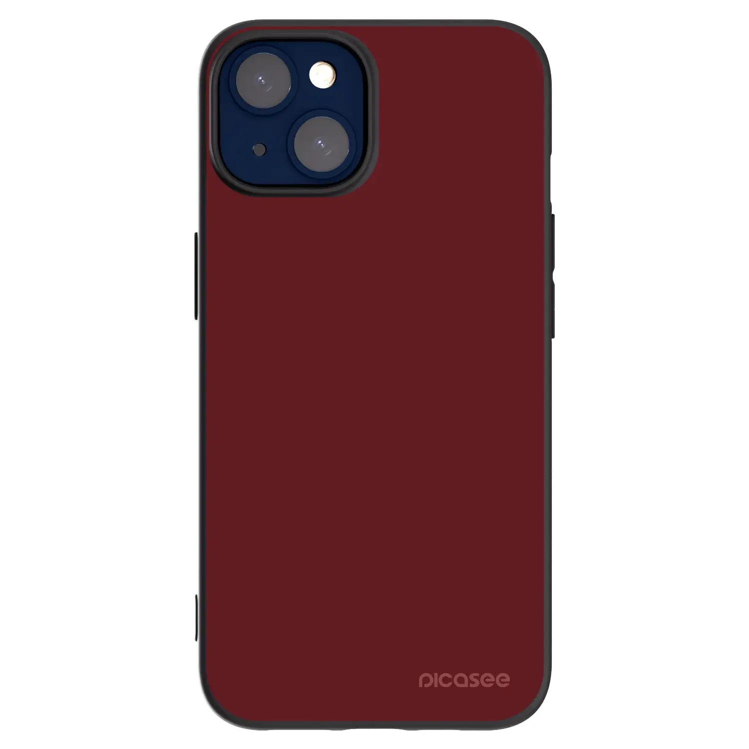 Silikonový černý obal pro Apple iPhone 14 - Red Bliss