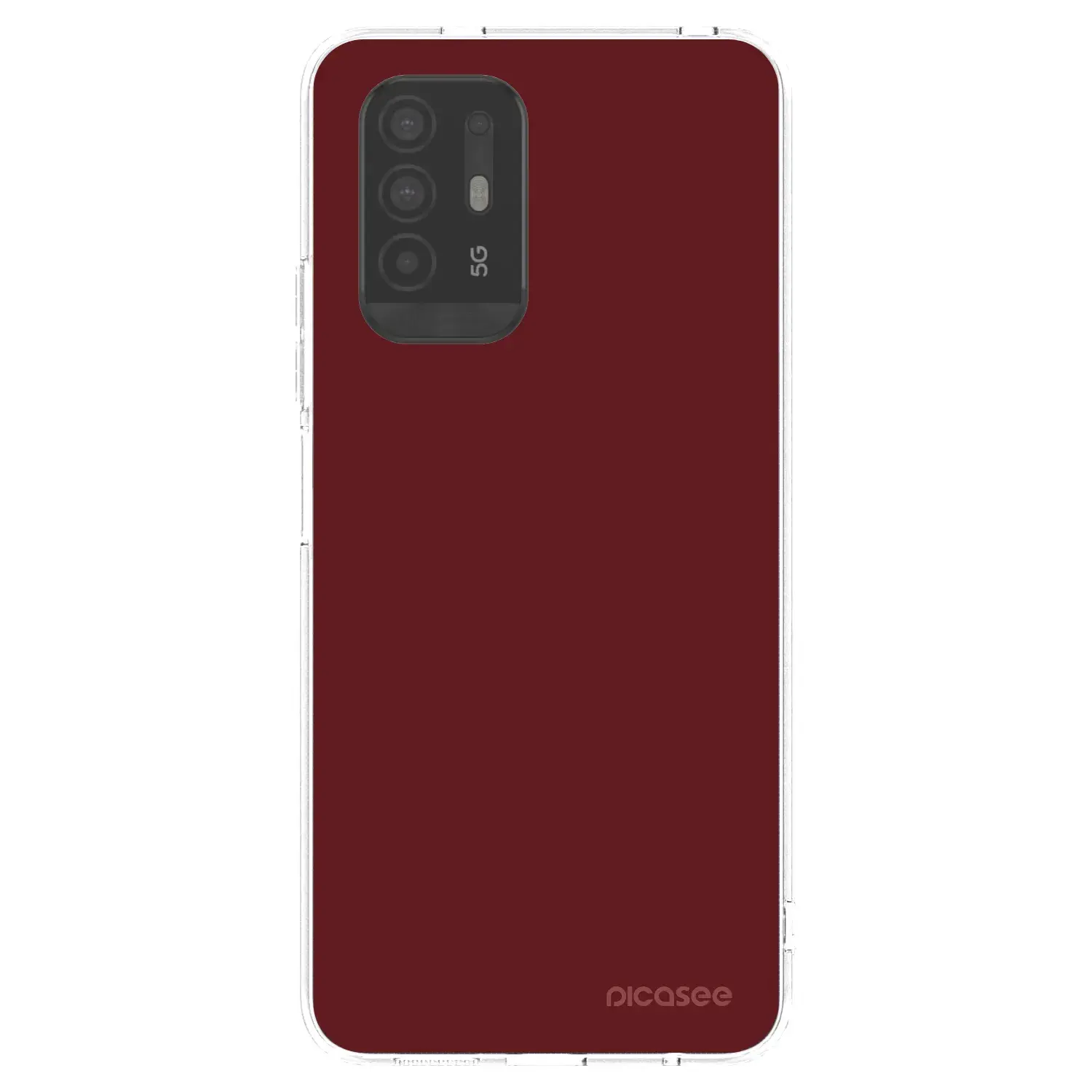 Silikonový průhledný obal pro OPPO A94 5G - Red Bliss