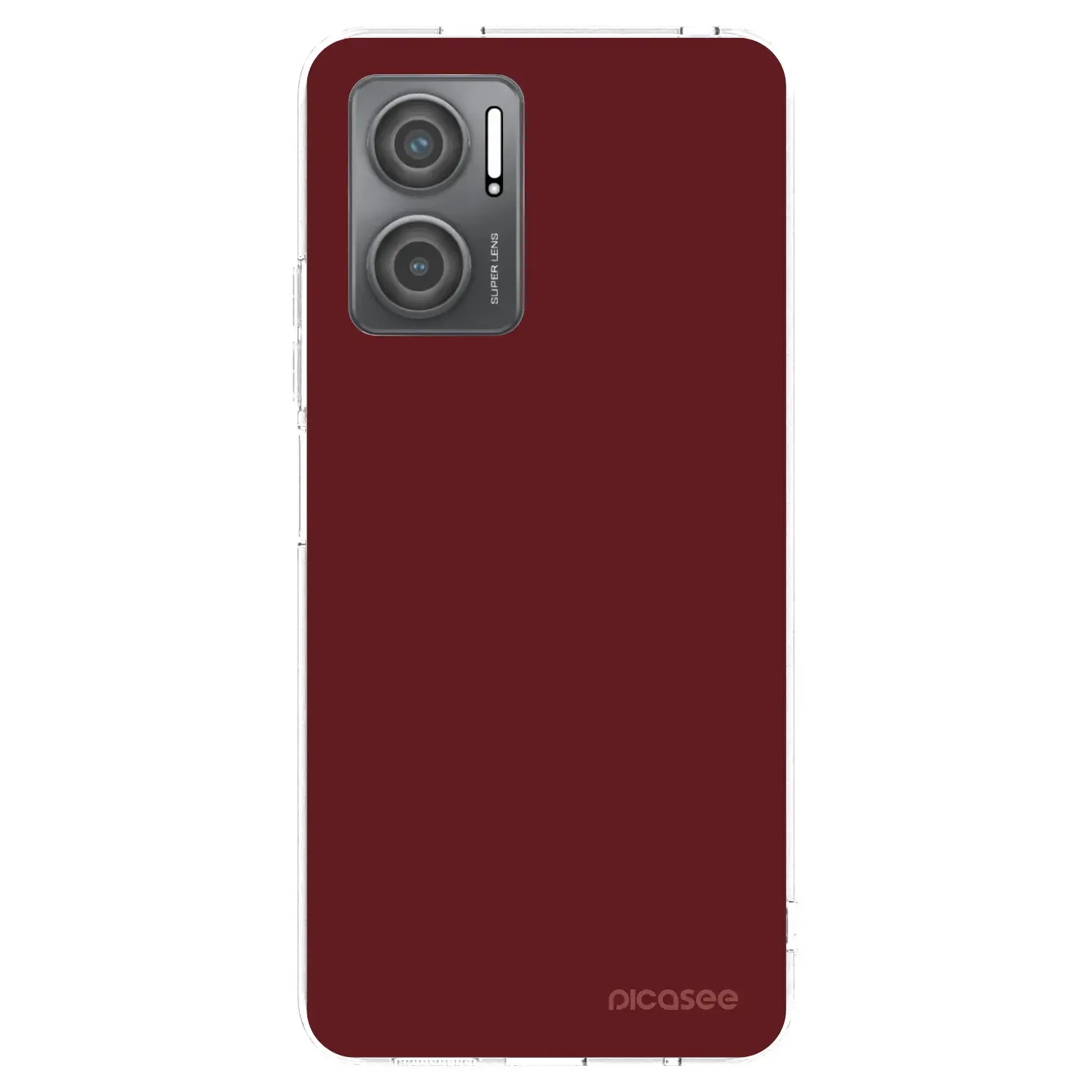 Silikonový průhledný obal pro Xiaomi Redmi 10 5G - Red Bliss