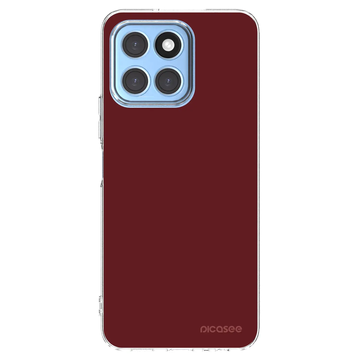 Silikonový průhledný obal pro Honor X8 5G - Red Bliss