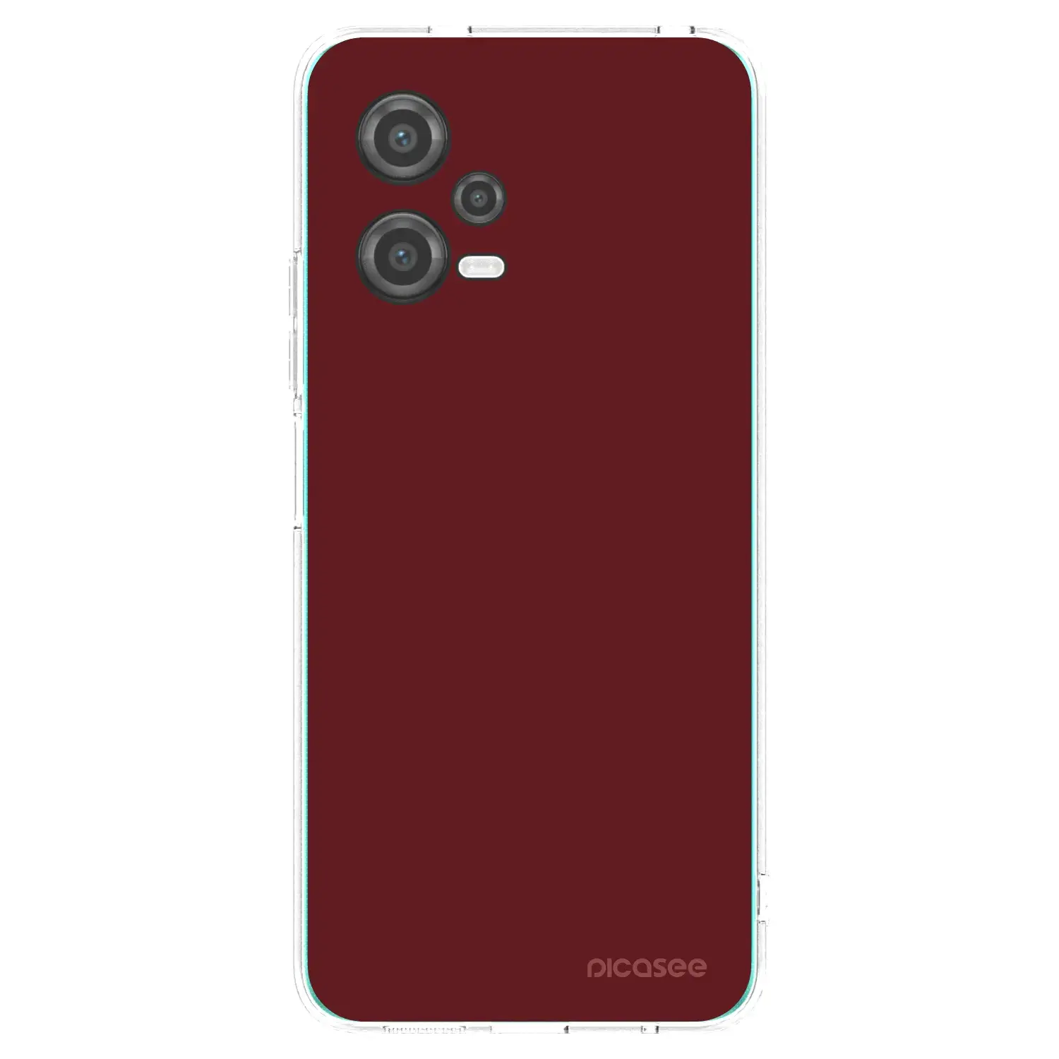 Silikonový průhledný obal pro Xiaomi Poco X5 - Red Bliss
