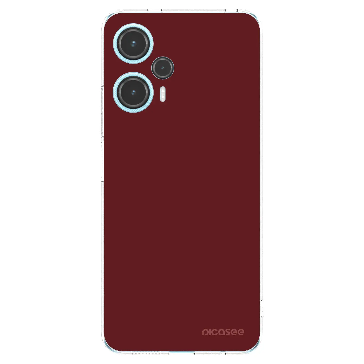 Silikonový průhledný obal pro Xiaomi Poco F5 - Red Bliss