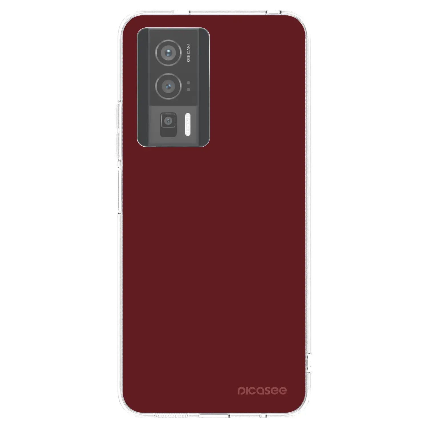 Silikonový průhledný obal pro Xiaomi Poco F5 Pro 5G - Red Bliss