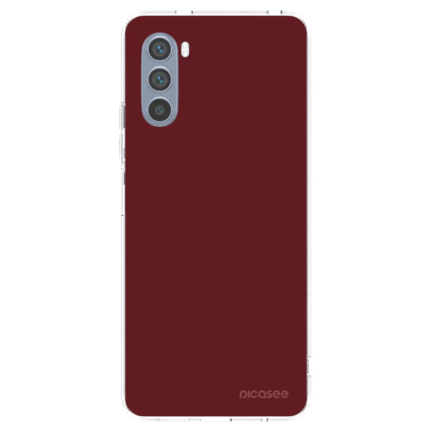 Silikonový průhledný obal pro Motorola Moto G62 - Red Bliss
