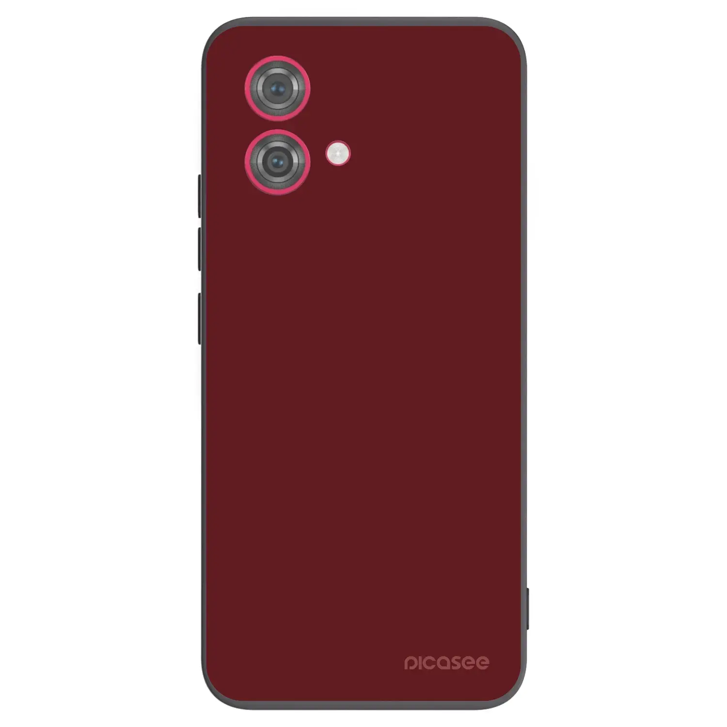 Silikonový černý obal pro Motorola Moto G84 5G - Red Bliss