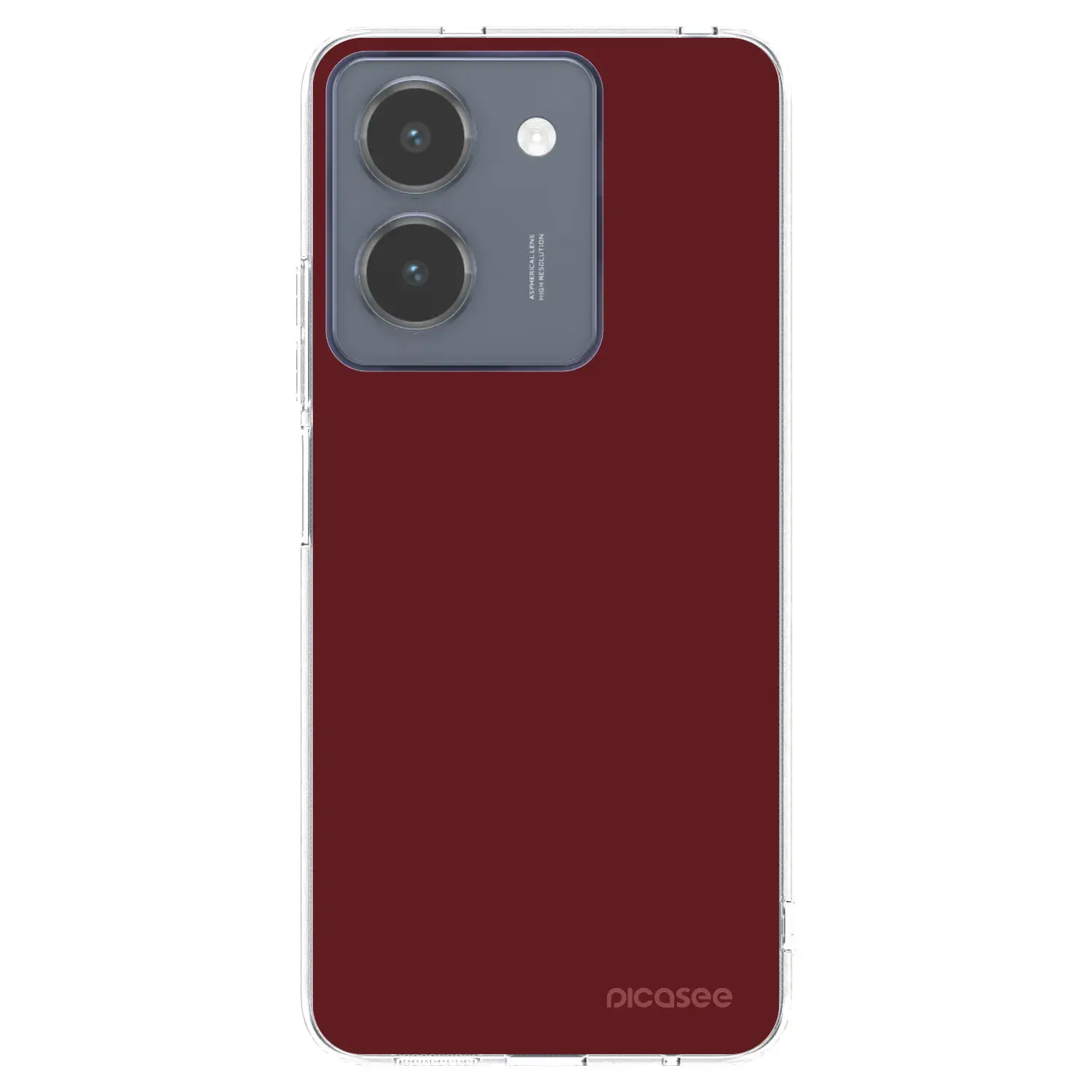 Silikonový průhledný obal pro Vivo Y36 4G - Red Bliss