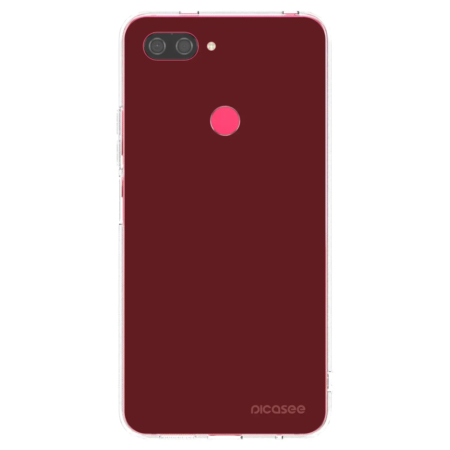 Silikonový průhledný obal pro Xiaomi Mi 8 Lite - Red Bliss