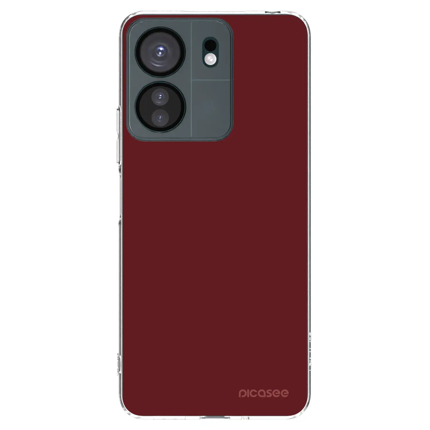 Silikonový průhledný obal pro Xiaomi Redmi 13C 4G - Red Bliss