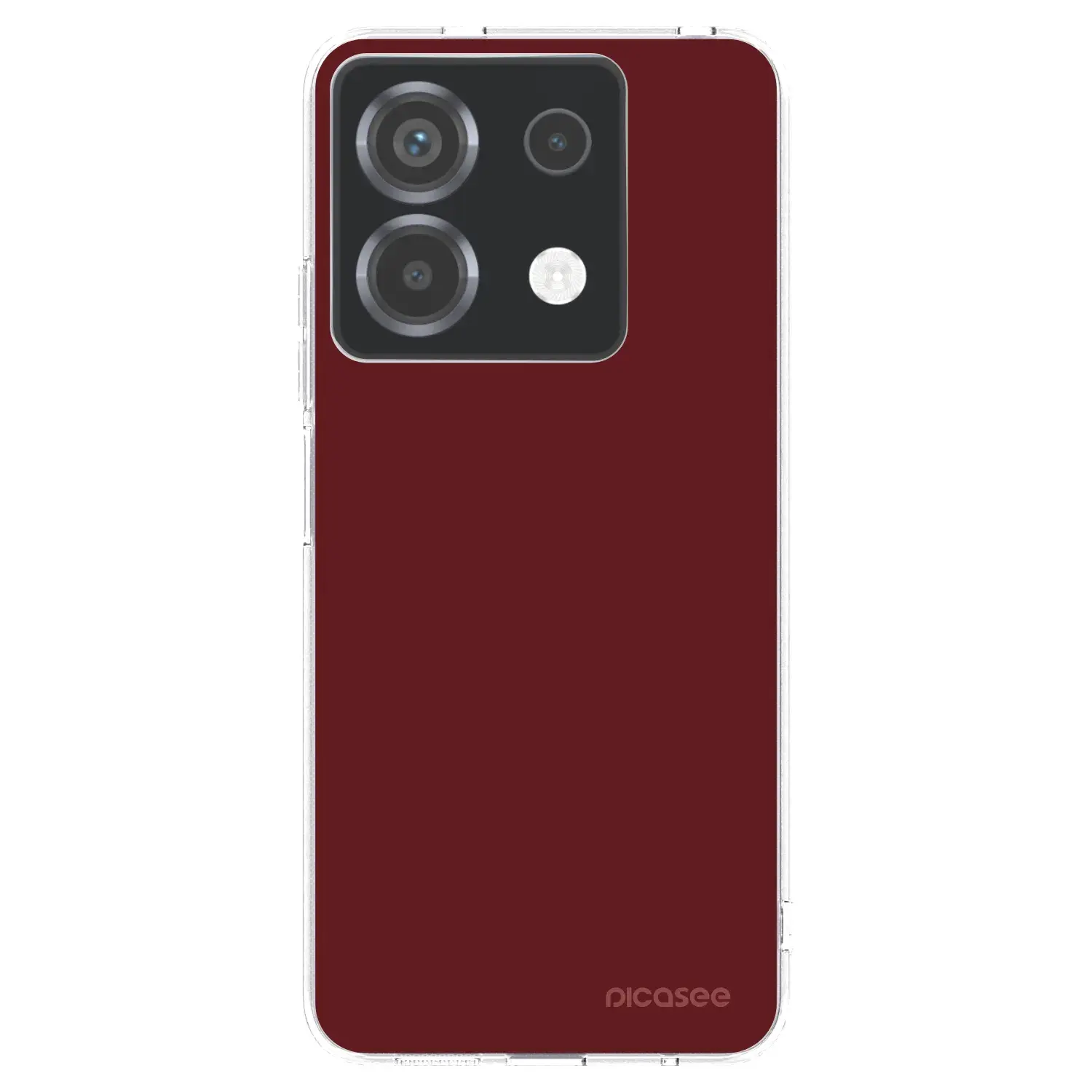 Silikonový průhledný obal pro Xiaomi Poco X6 - Red Bliss