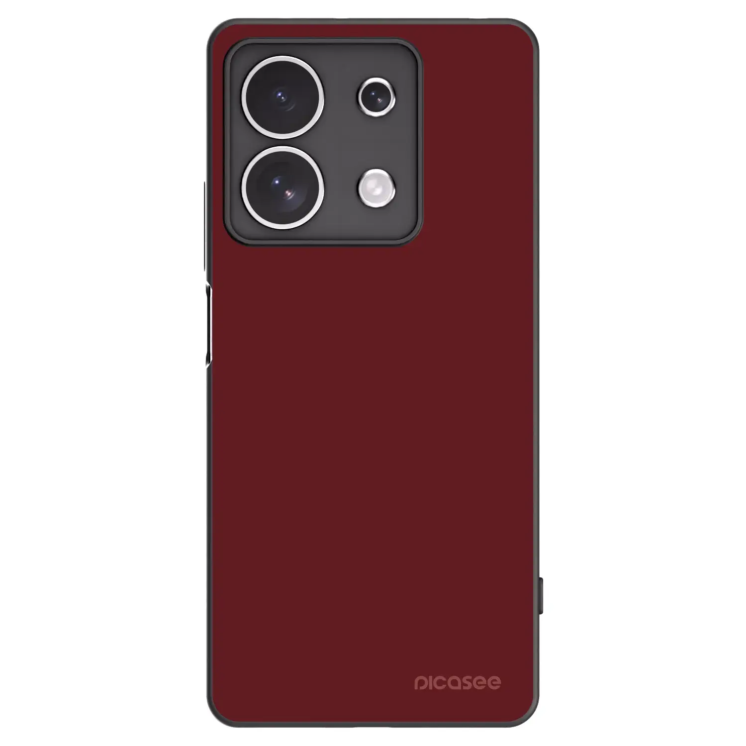Silikonový černý obal pro Xiaomi Redmi Note 13 4G - Red Bliss