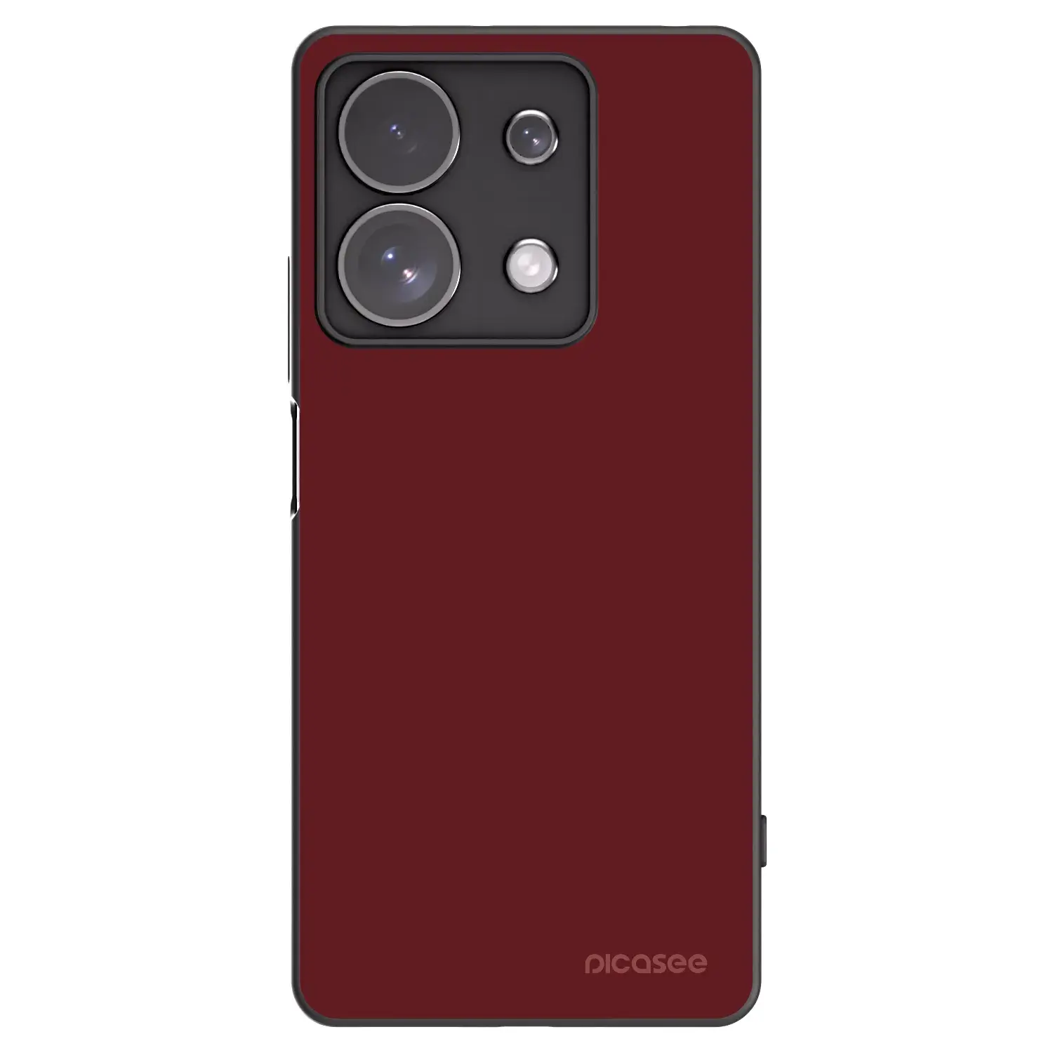 Silikonový černý obal pro Xiaomi Redmi Note 13 Pro 4G - Red Bliss