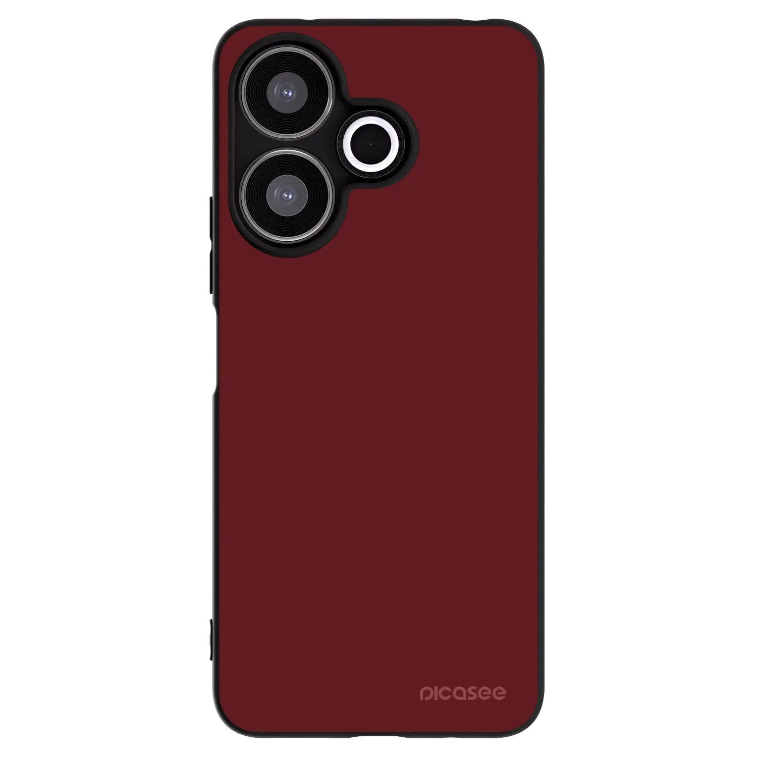 Silikonový černý obal pro Xiaomi Redmi 13 4G - Red Bliss