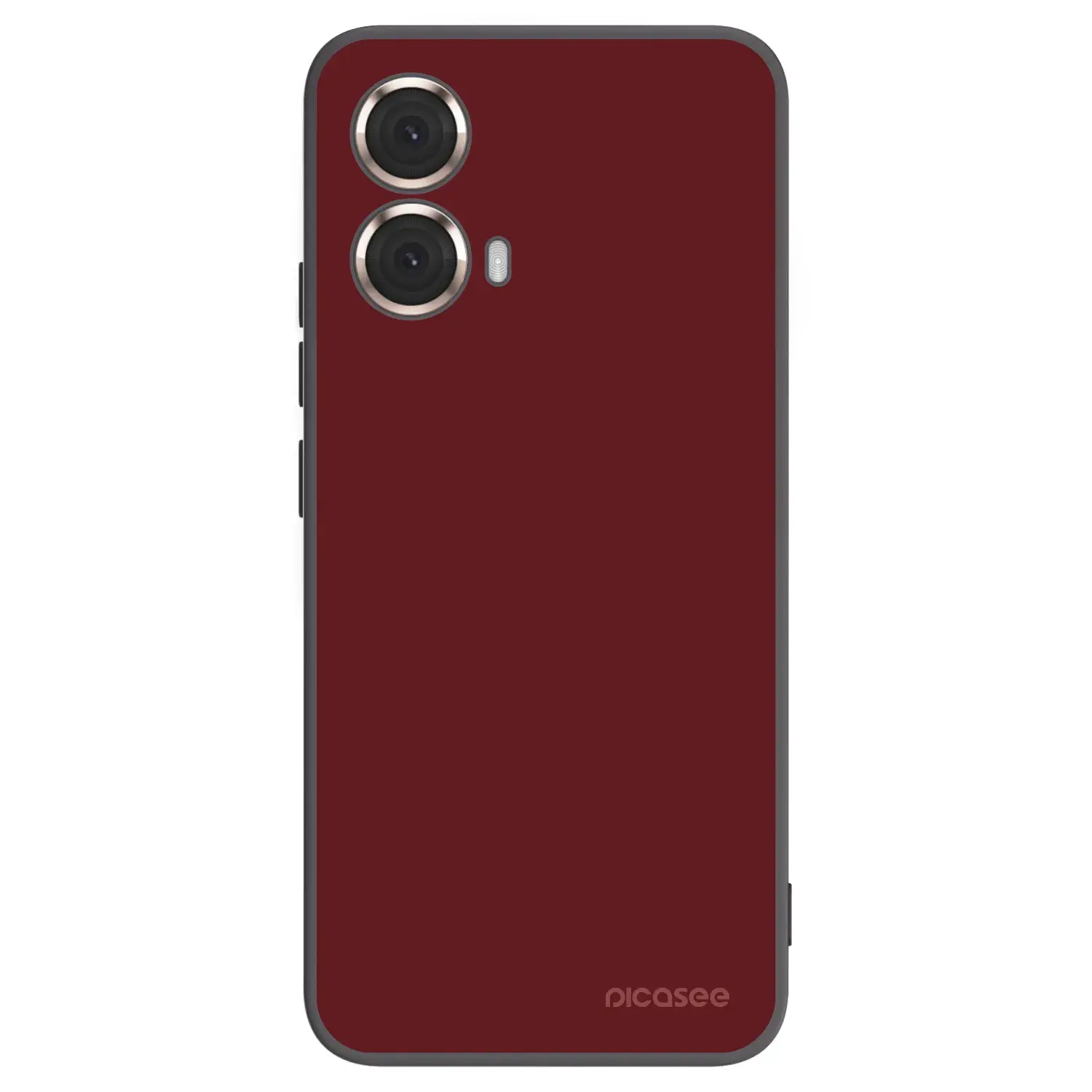 Silikonový černý obal pro Motorola Moto G85 - Red Bliss