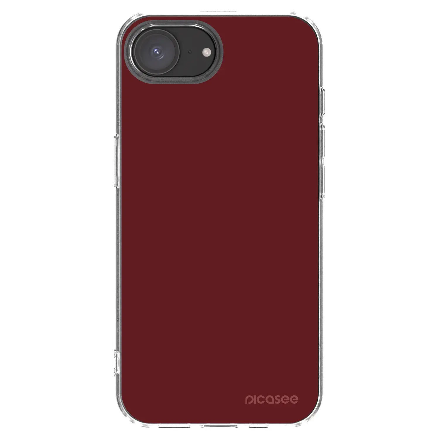 Silikonový průhledný obal pro Apple iPhone 16e - Red Bliss