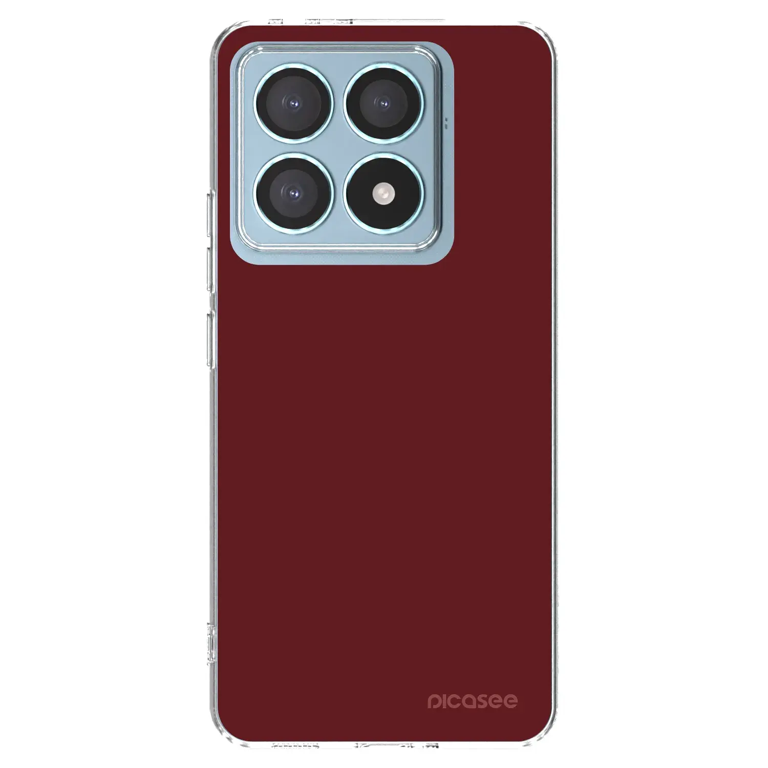 Silikonový průhledný obal pro Xiaomi 14T Pro - Red Bliss