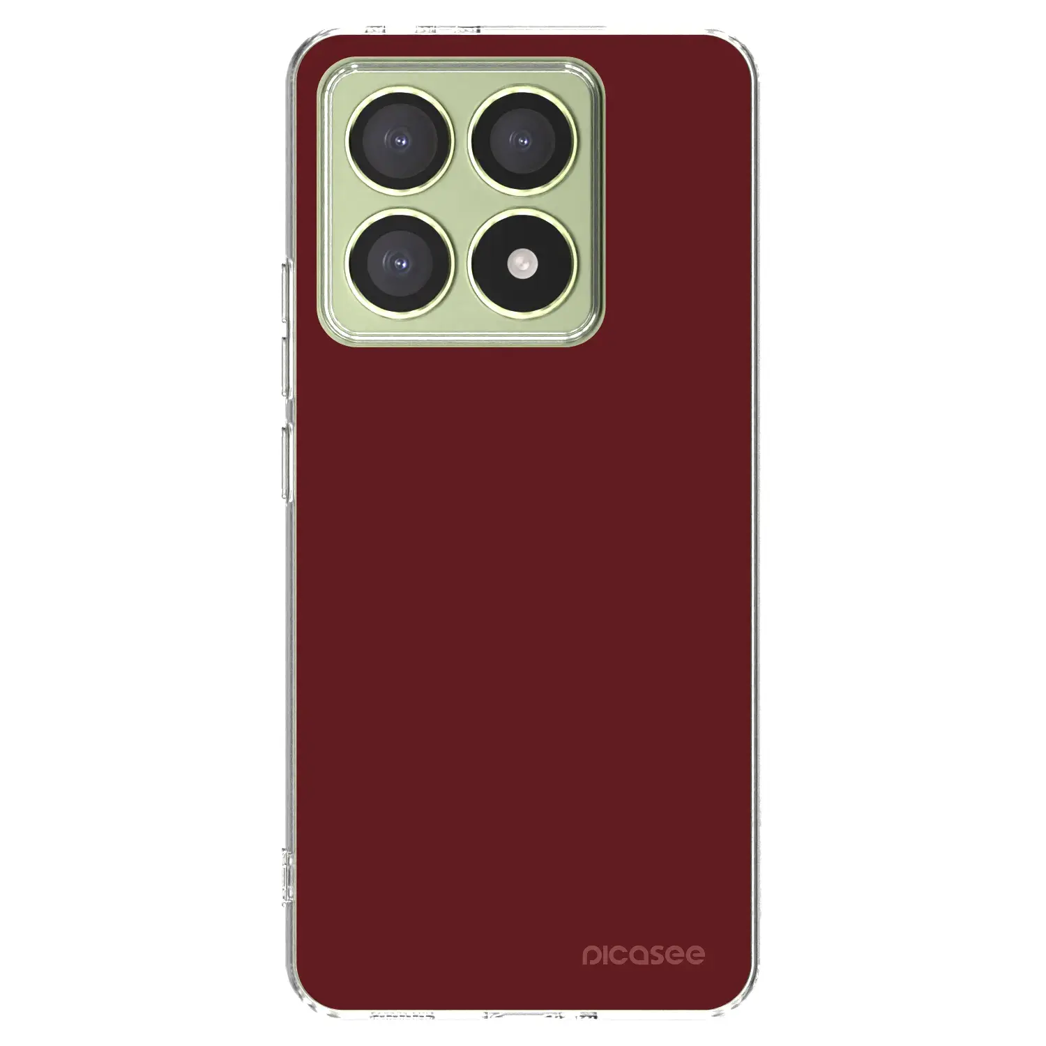 Silikonový průhledný obal pro Xiaomi 14T - Red Bliss