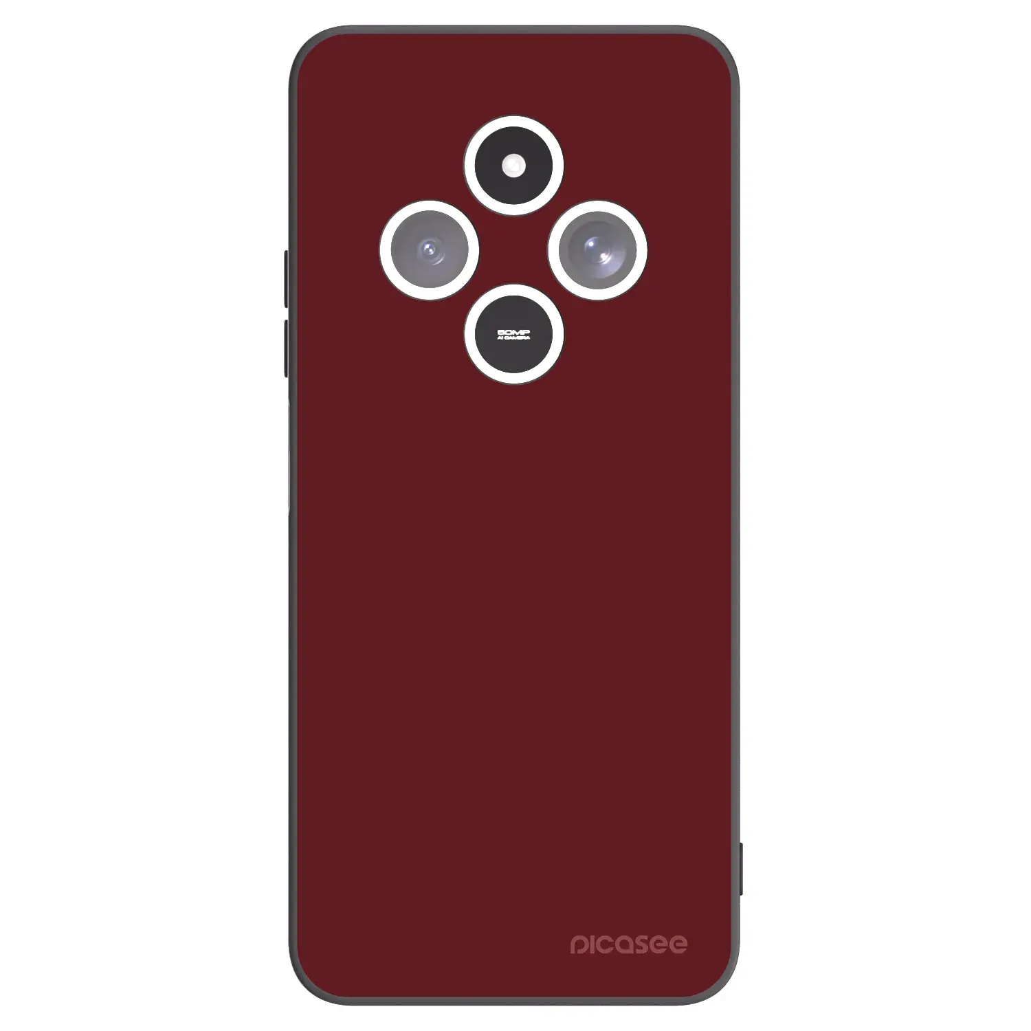 Silikonový černý obal pro Xiaomi Redmi 14C - Red Bliss