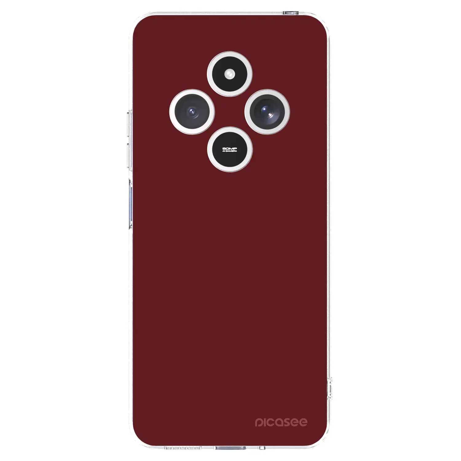 Silikonový průhledný obal pro Xiaomi Redmi 14C - Red Bliss