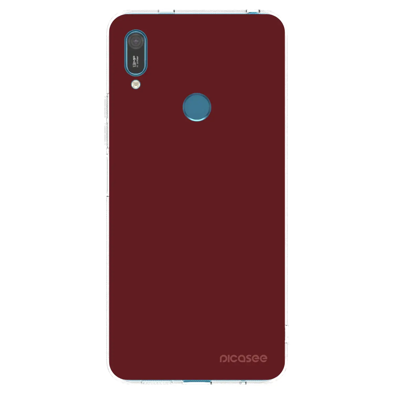 Silikonový průhledný obal pro Huawei Y7 2019 - Red Bliss