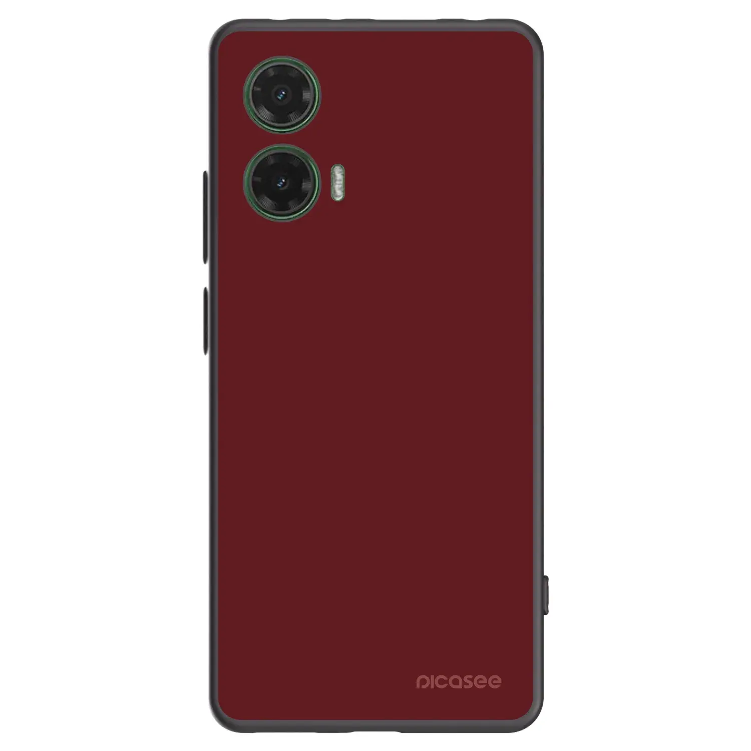 Silikonový černý obal pro Motorola Moto G35 5G - Red Bliss