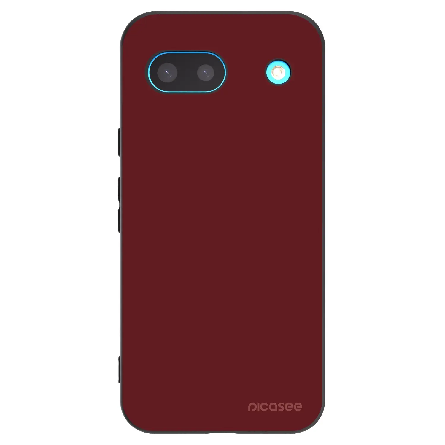 Silikonový černý obal pro Google Pixel 8a - Red Bliss