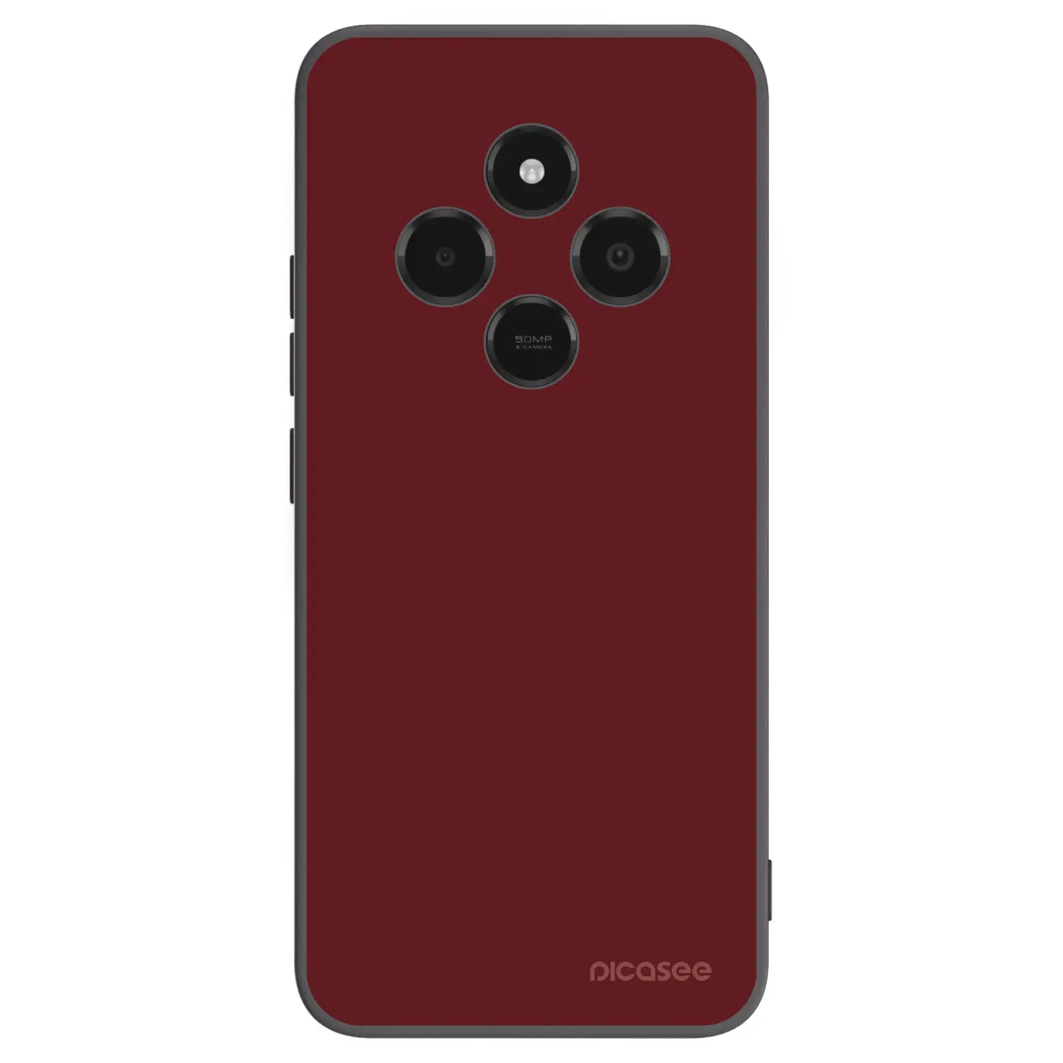 Silikonový černý obal pro Xiaomi Poco C75 - Red Bliss