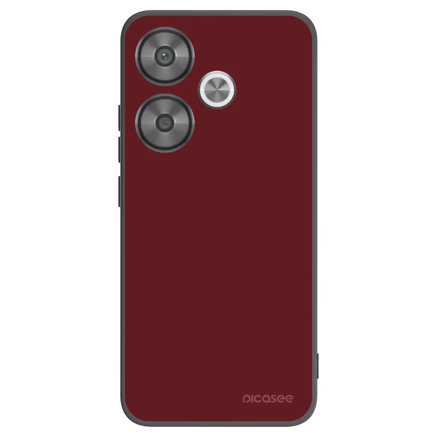 Silikonový černý obal pro Xiaomi Poco F6 - Red Bliss
