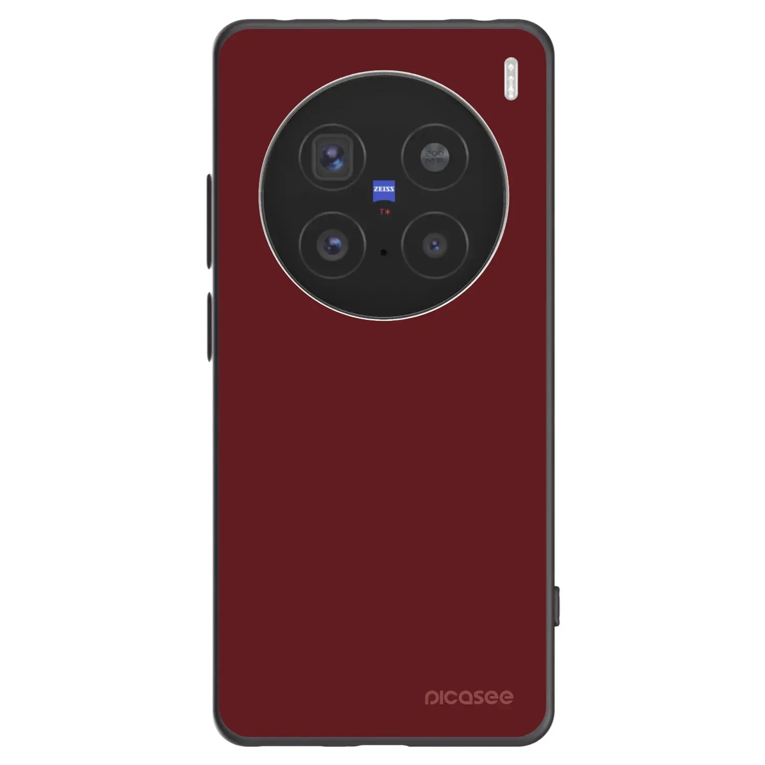 Silikonový černý obal pro Vivo X200 Pro - Red Bliss