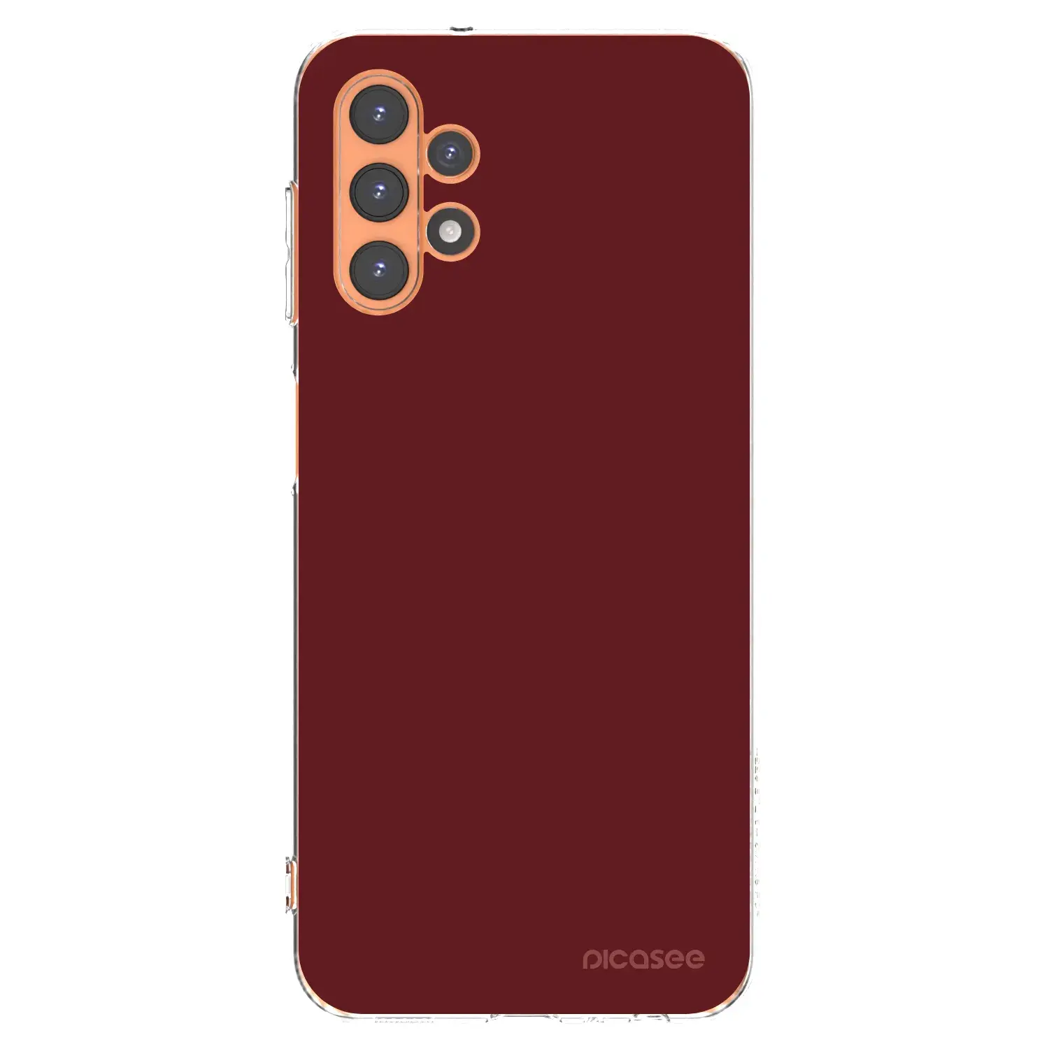 Silikonový průhledný obal pro Samsung Galaxy A13 5G - Red Bliss