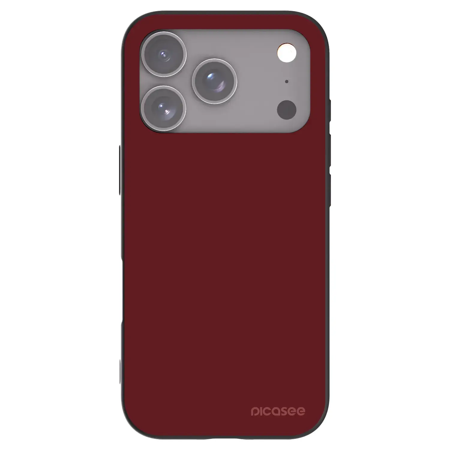 Silikonový černý obal pro Apple iPhone 17 Pro - Red Bliss