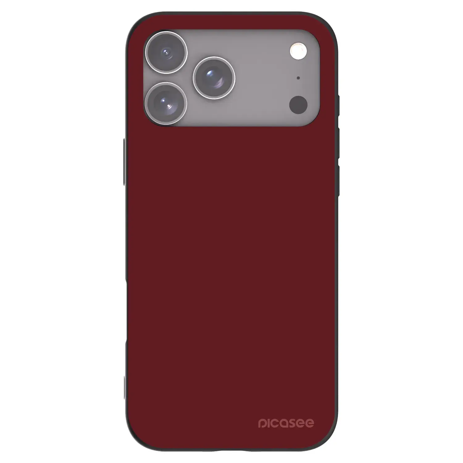 Silikonový černý obal pro Apple iPhone 17 Pro Max - Red Bliss