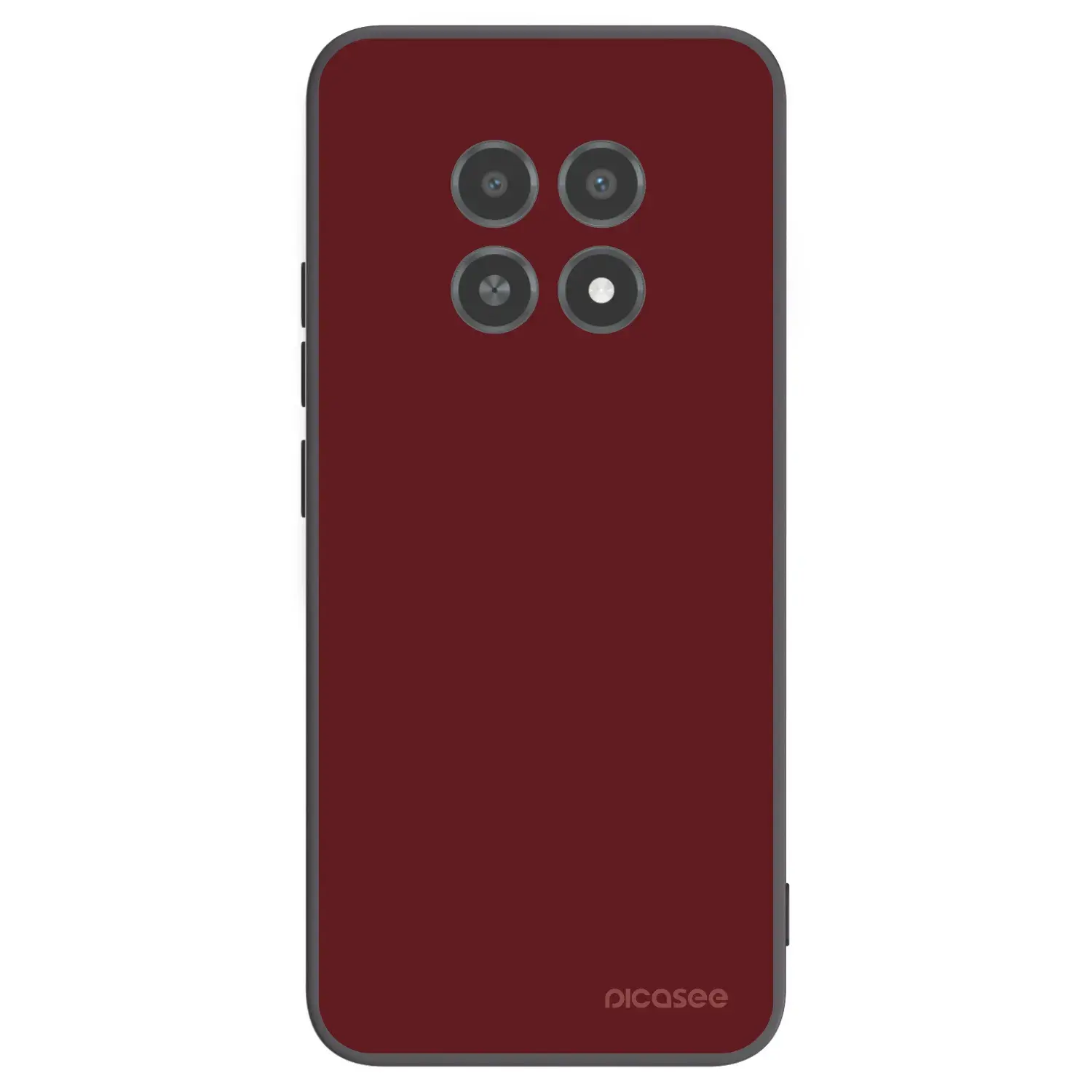 Silikonový černý obal pro Realme 12X - Red Bliss