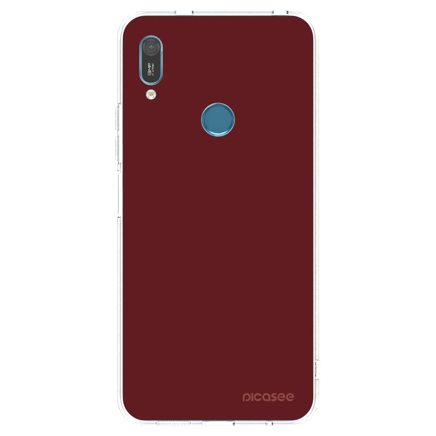 Silikonový průhledný obal pro Huawei Y6 2019 - Red Bliss