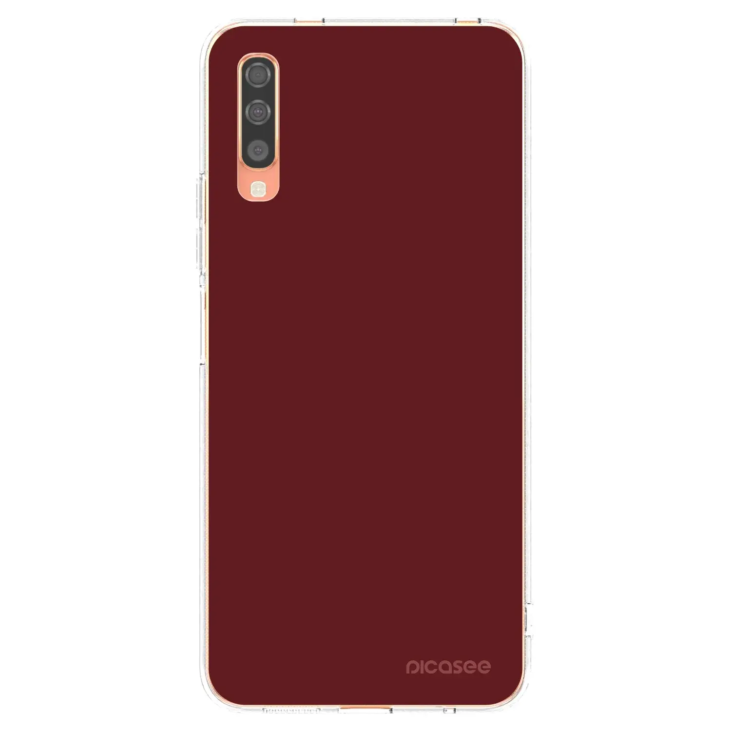 Silikonový průhledný obal pro Samsung Galaxy A70 A705F - Red Bliss