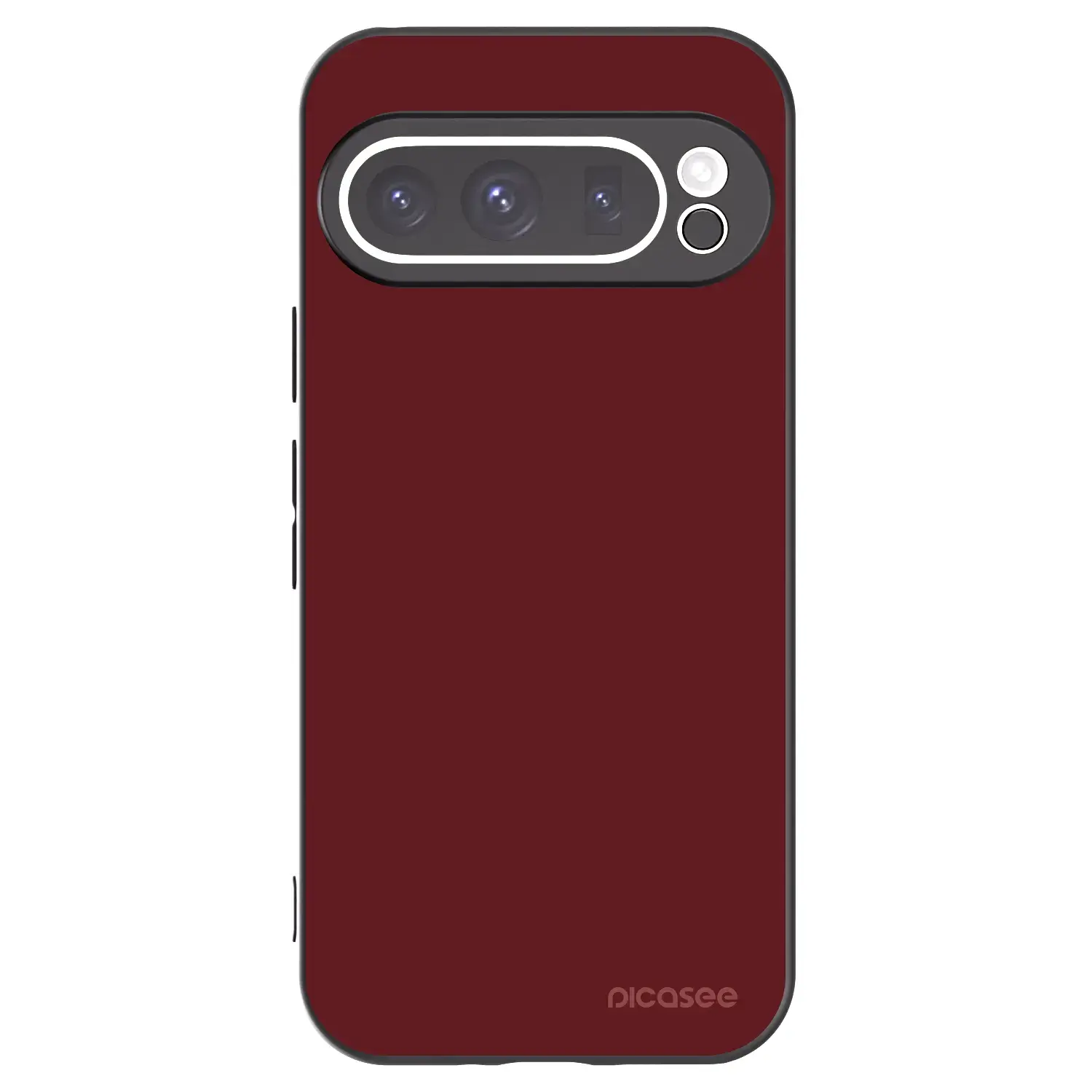 Silikonový černý obal pro Google Pixel 9 Pro XL - Red Bliss