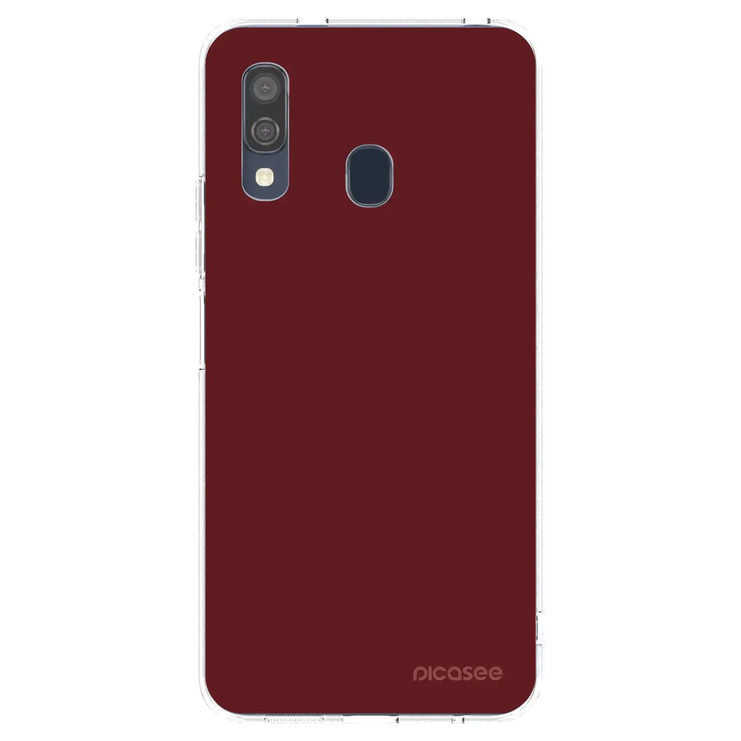 Silikonový průhledný obal pro Samsung Galaxy A40 A405F - Red Bliss