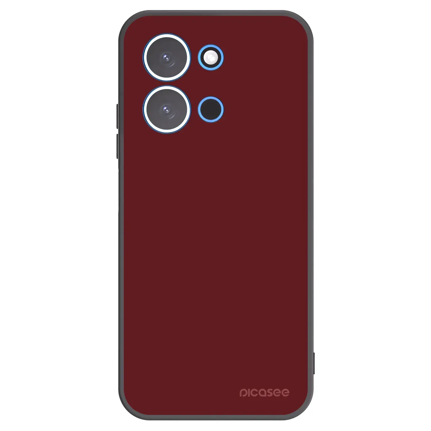 Silikonový černý obal pro Xiaomi Redmi 15C 4G - Red Bliss