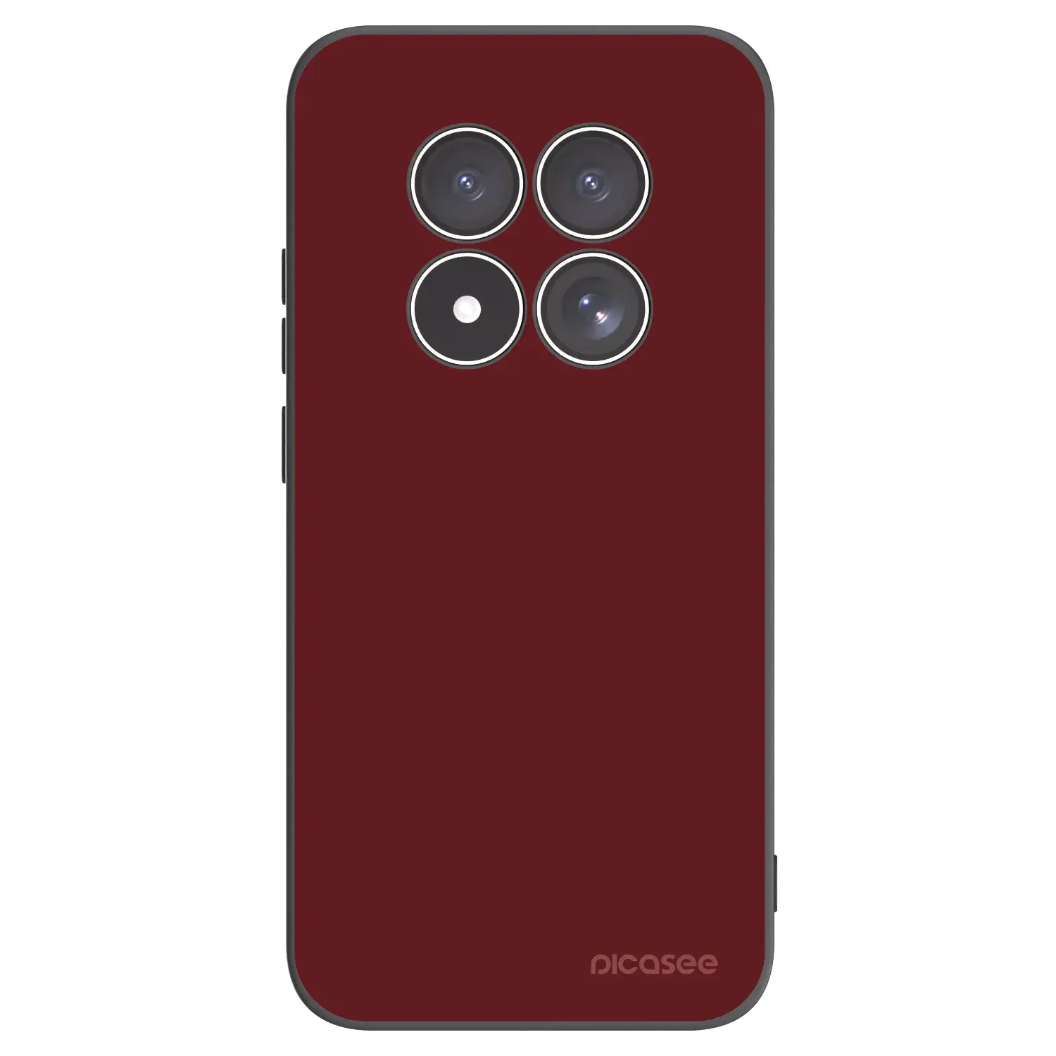 Silikonový černý obal pro Xiaomi Redmi Note 15 Pro 4G - Red Bliss