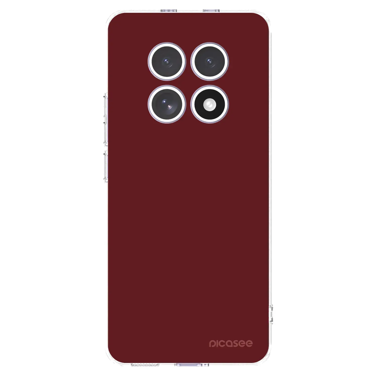 Silikonový průhledný obal pro Xiaomi Redmi Note 15 4G - Red Bliss